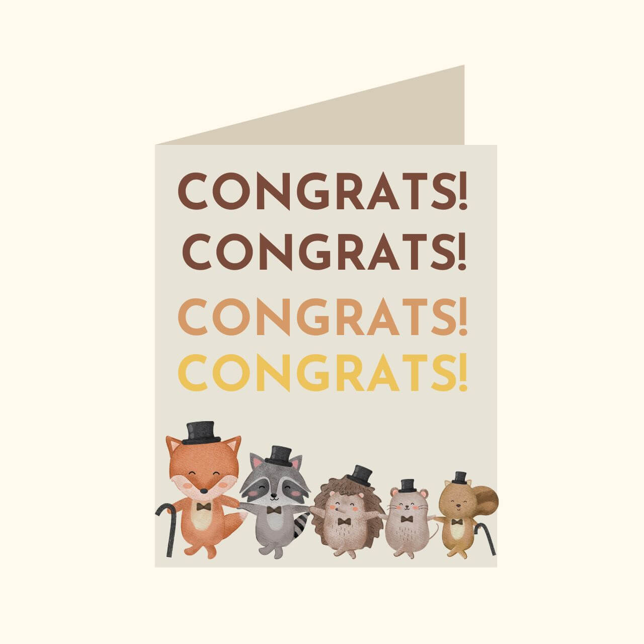 Congrats! Party Animals
