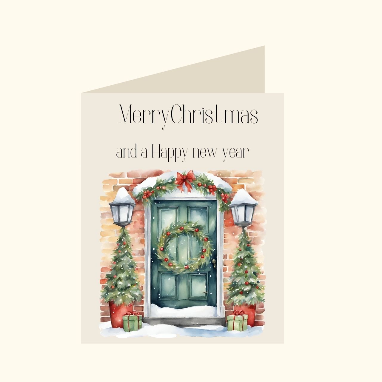Merry Christmas Doorway