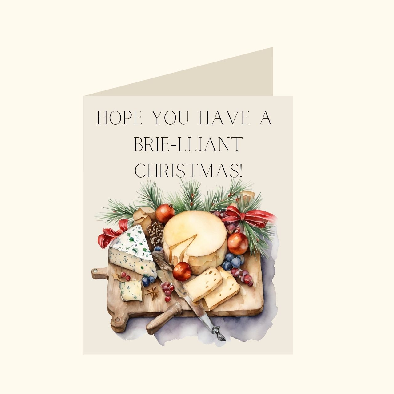 Have a Brie-lliant Christmas!