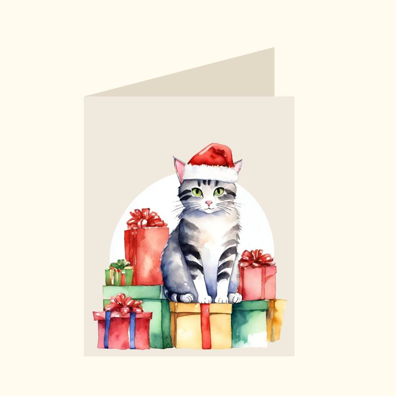 Christmas Present Cat