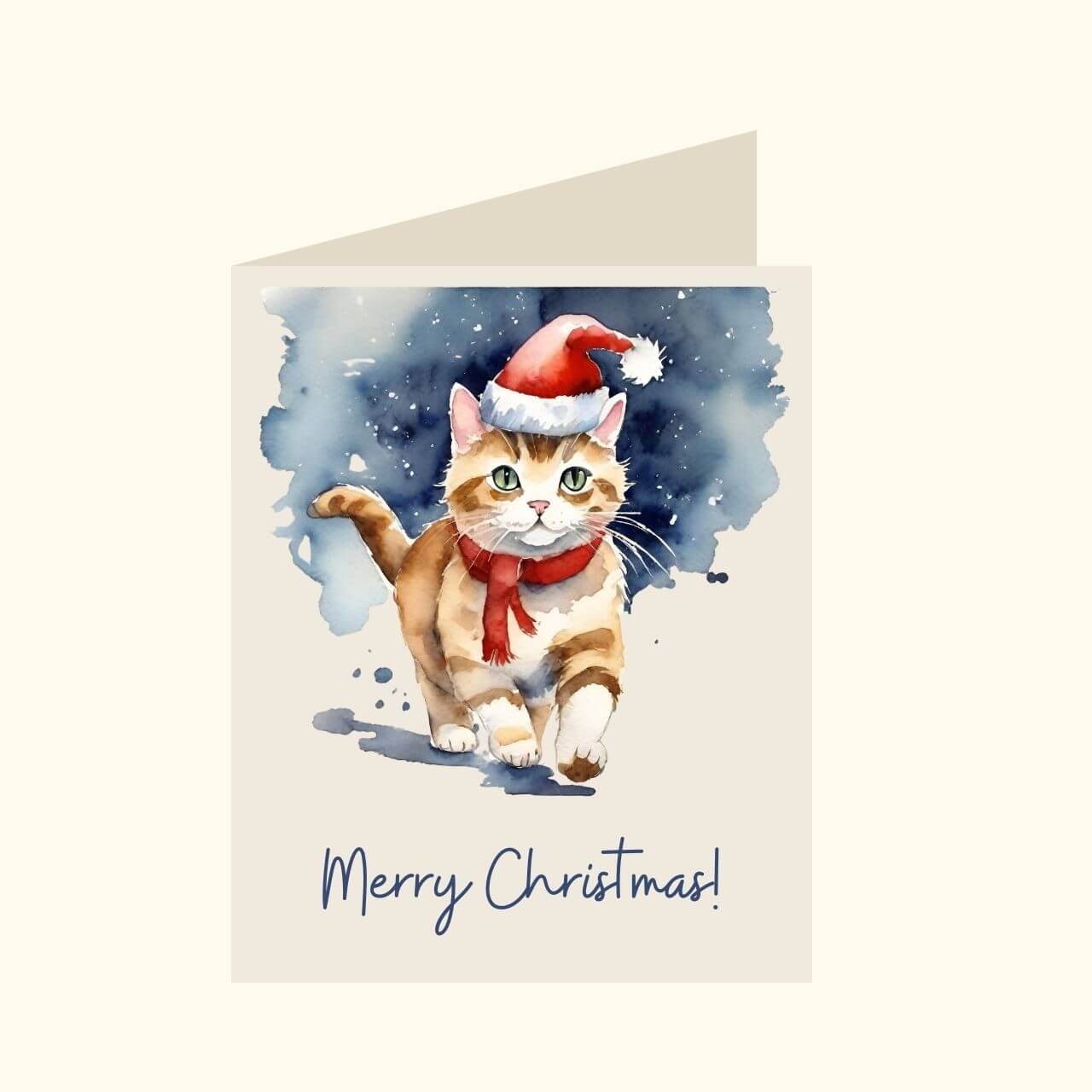 Merry Christmas Cat