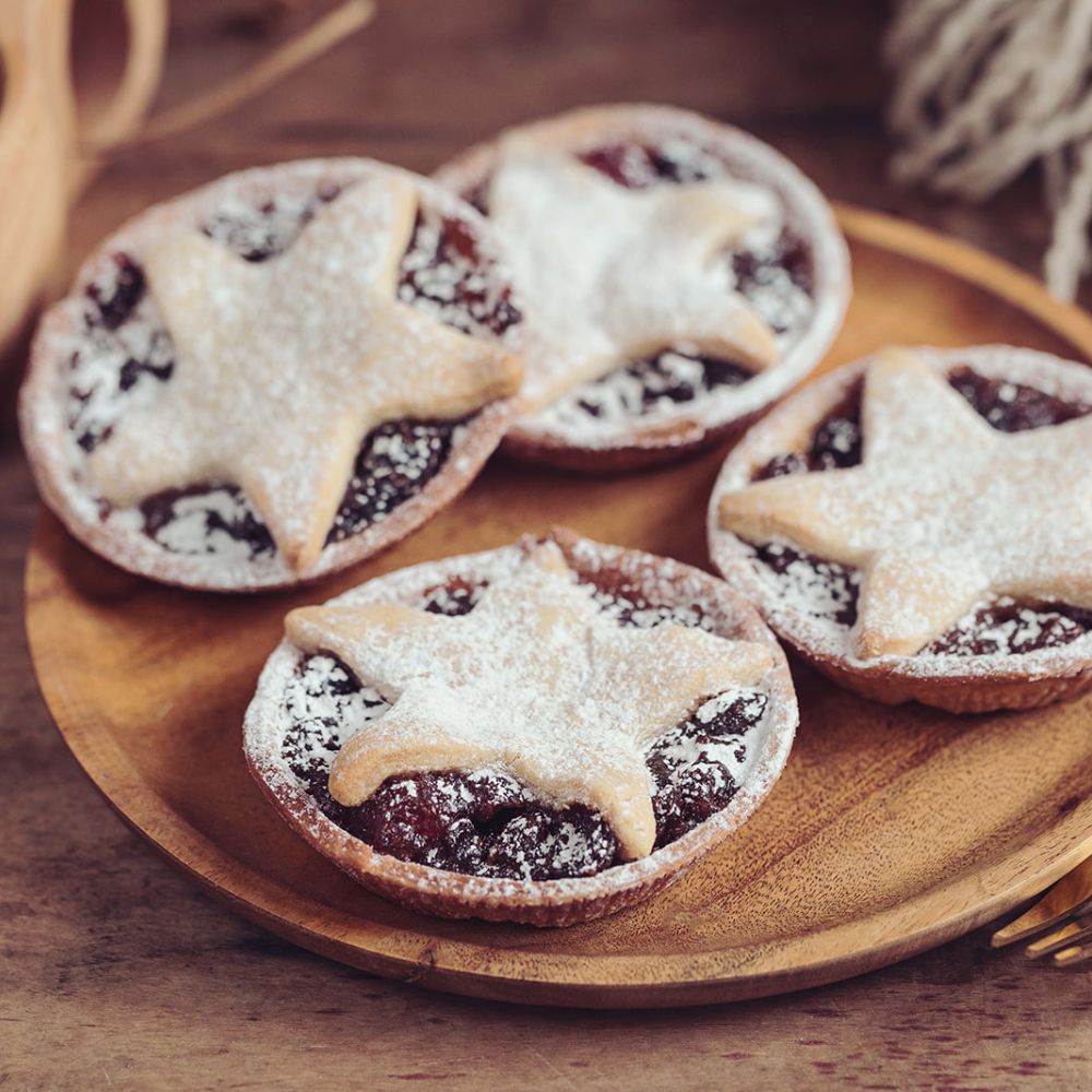 Four Luxury Brandy & Orange Mince Pies