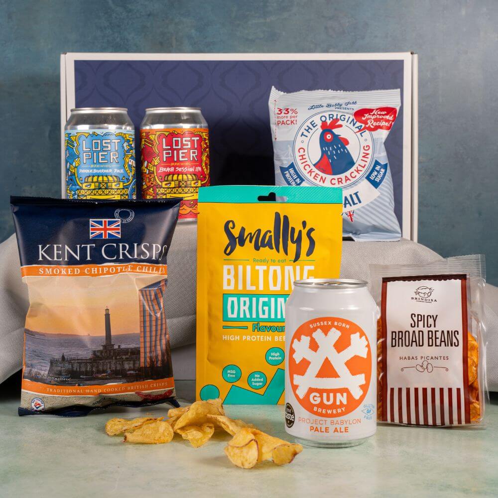 Beer & Snacks Gift Box