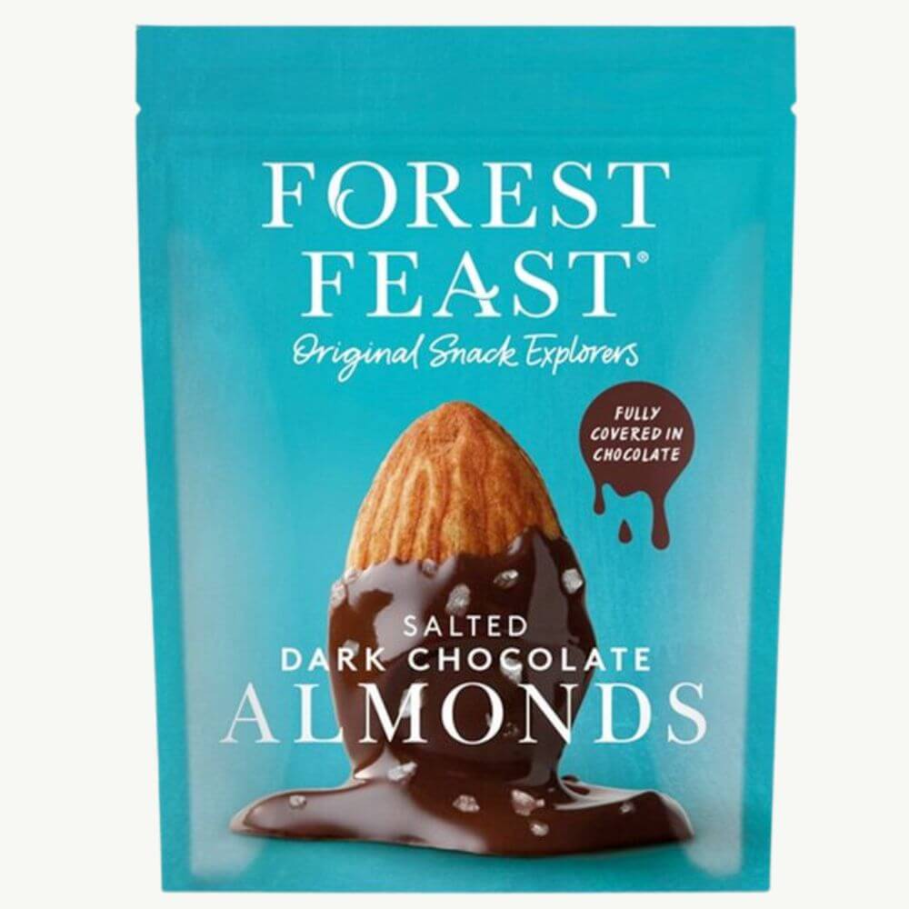 Salted Dark Chocolate Almonds 120g