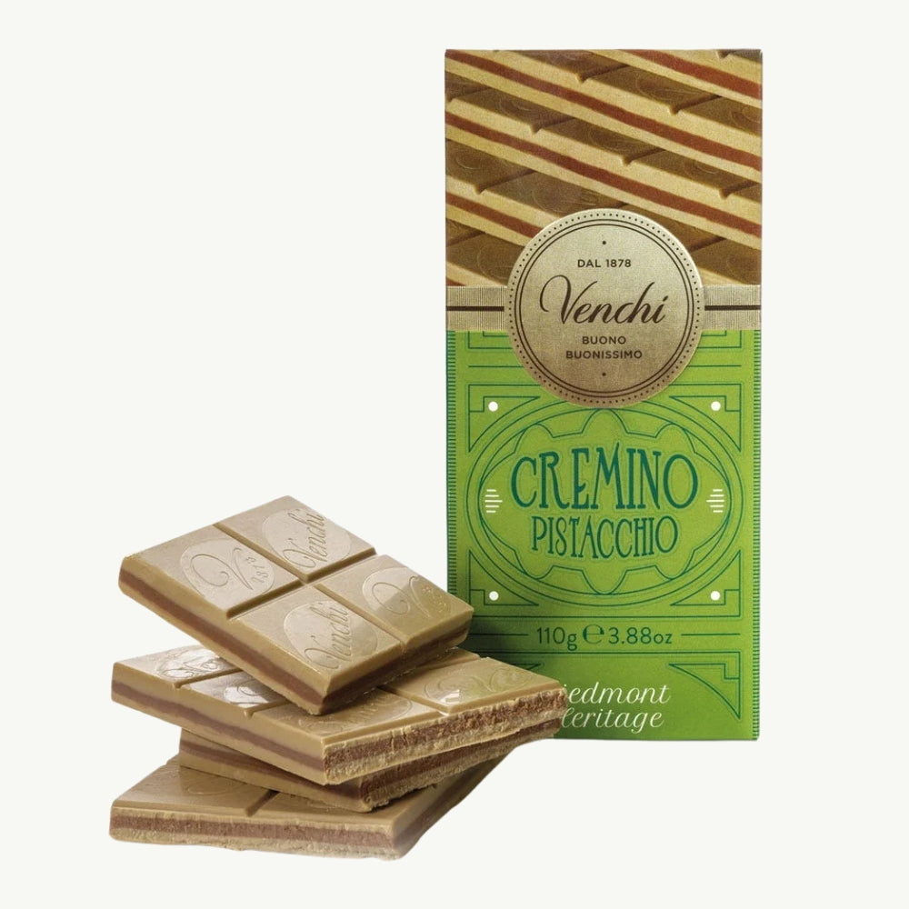Venchi Pistachio Cremino Chocolate Bar 110g