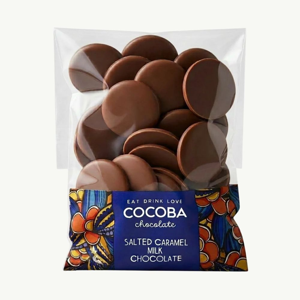 Salted Caramel Milk Chocolate Buttons 120g