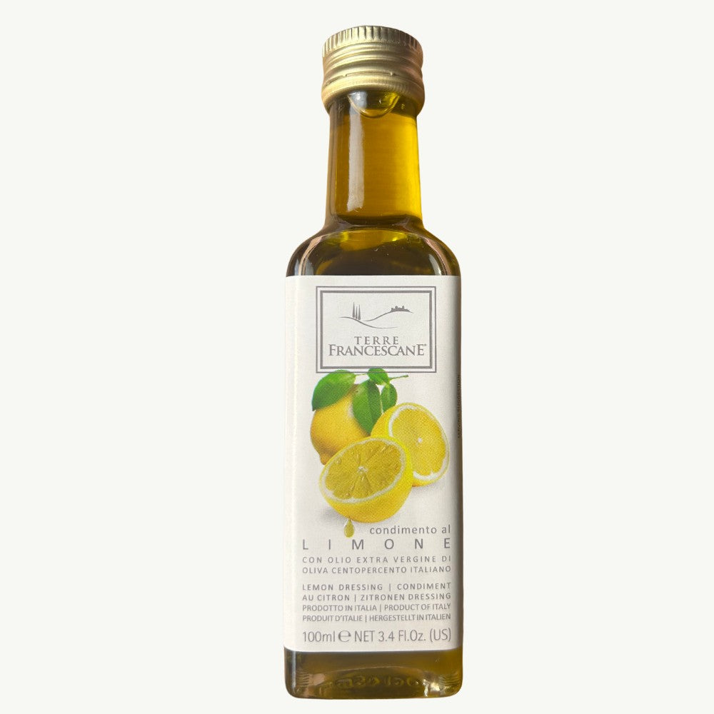 Olio Extra al Limone, Extra Virgin Olive Oil Flavoured with Lemon (100ml)