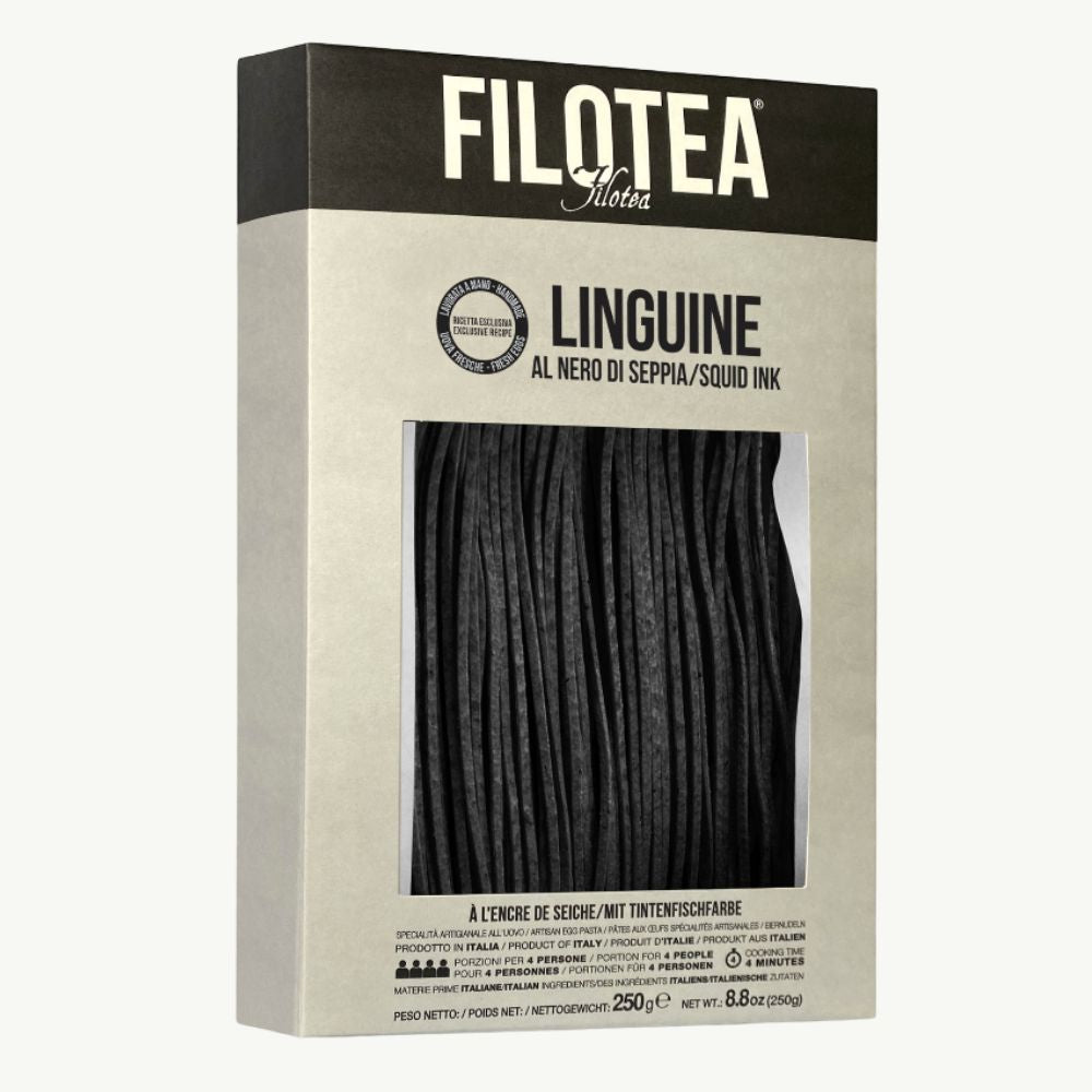 Filotea Squid Ink Linguine 250g