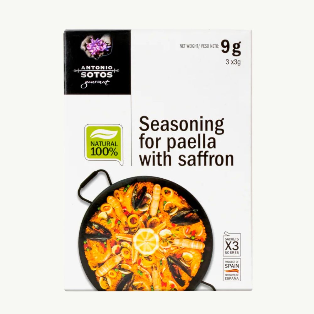 Natural Paella Seasoning with Saffron (3x3g)