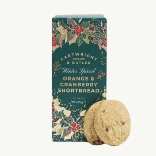 Spiced Orange & Cranberry Shortbread 200g