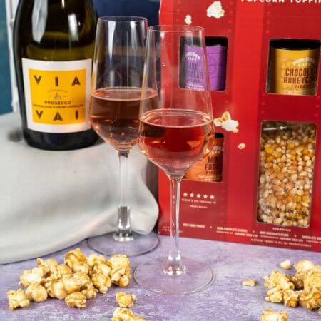 Ultimate Movie Night Popcorn & Bubbles Hamper