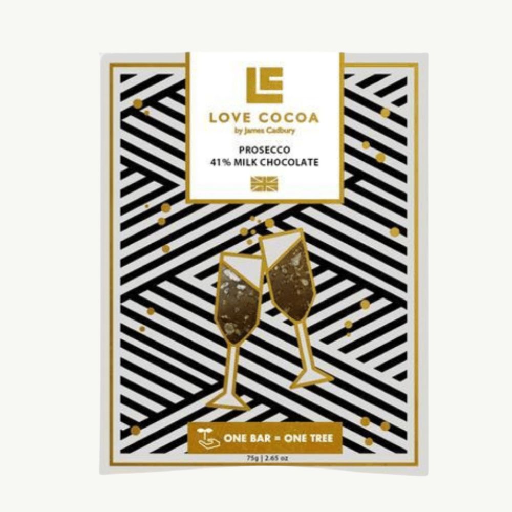 Prosecco Milk Chocolate Bar 75g