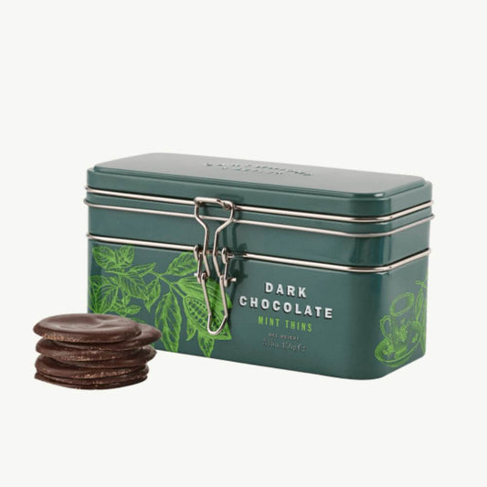 Dark Chocolate Mint Thins in Tin 150g