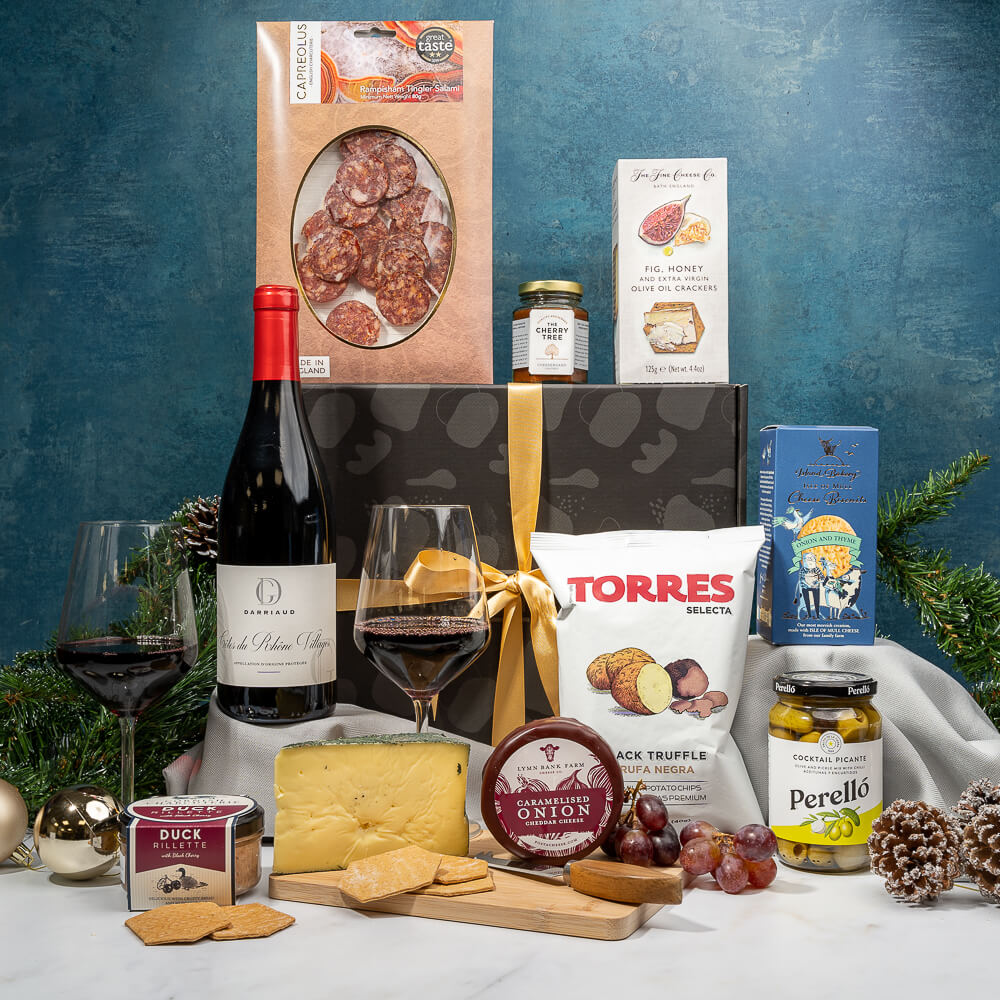 Christmas Wine & Nibbles Hamper