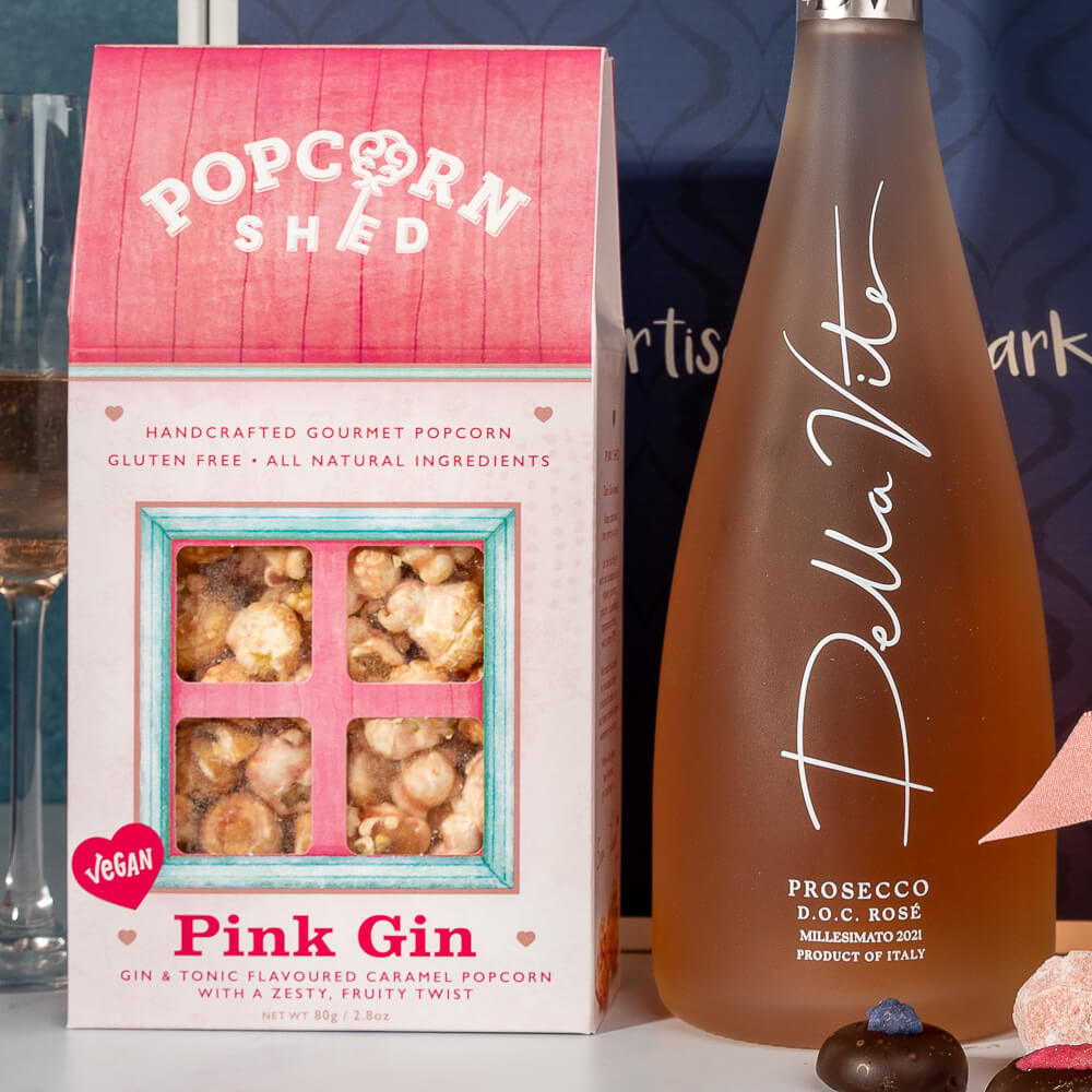 Luxury Prosecco, Popcorn & Truffles Hamper