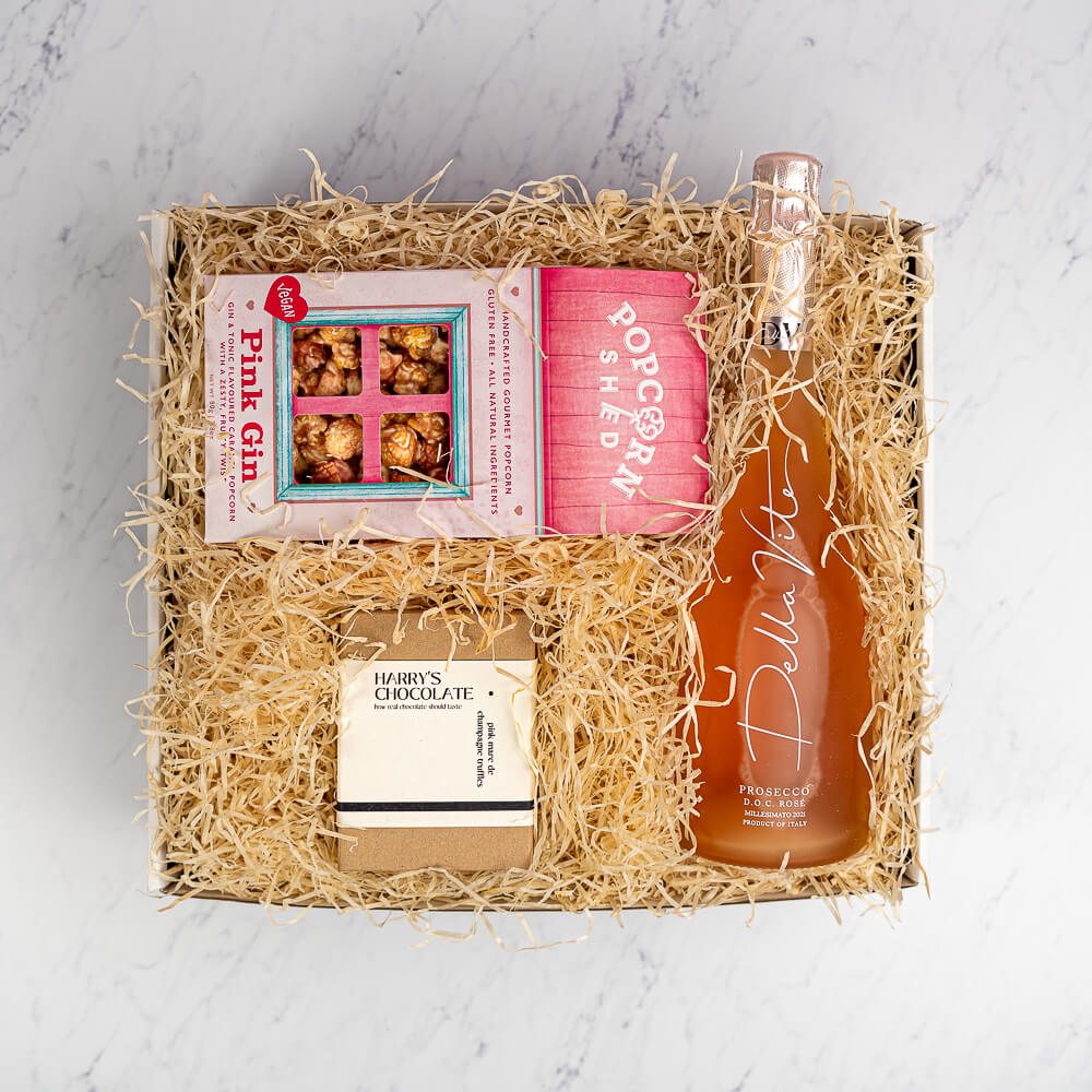 Luxury Prosecco, Popcorn & Truffles Hamper