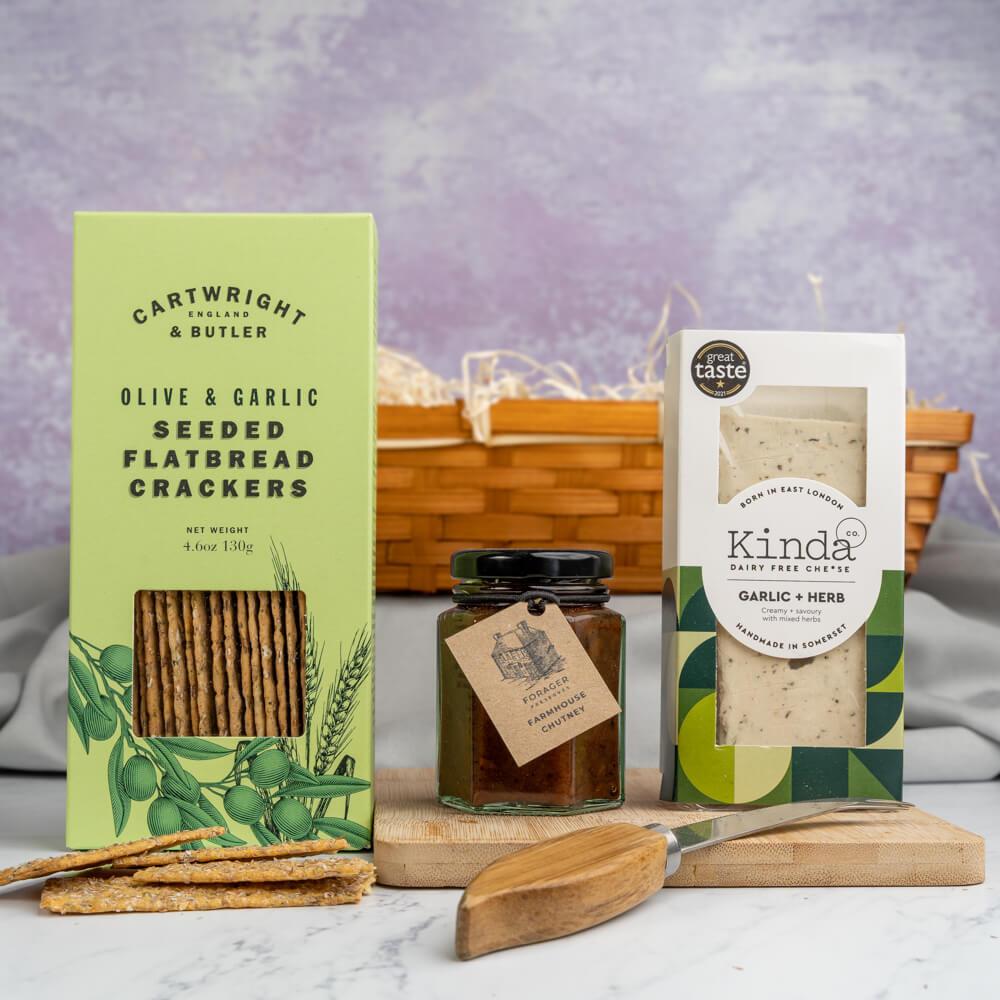 Vegan Cheese And Crackers Hamper