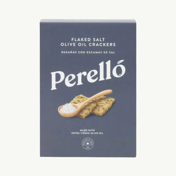 Flaked Salt Olive Oil Crackers