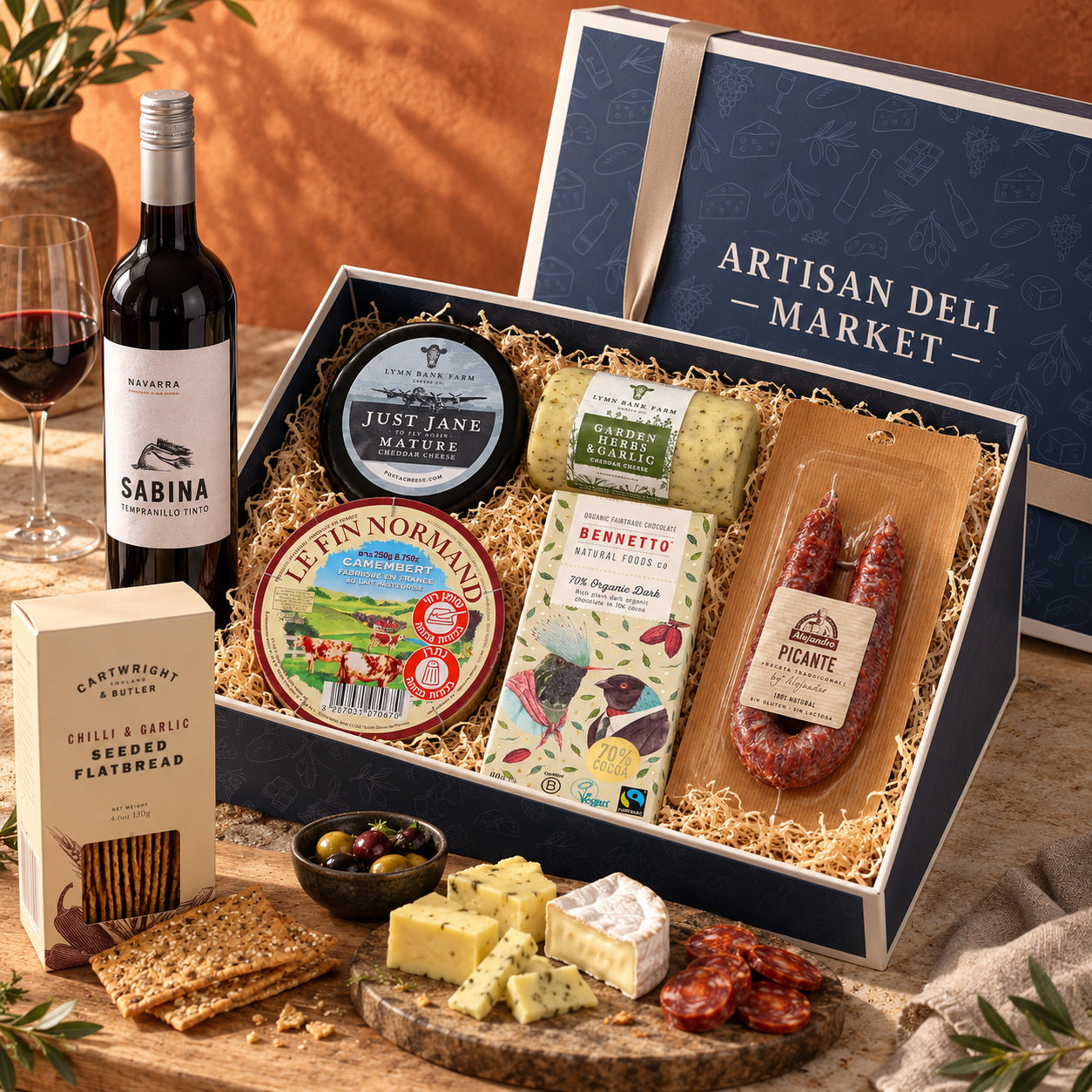 Cheese, Chorizo & Wine