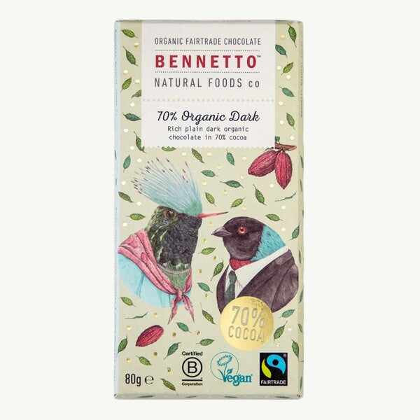 70% Organic Dark Chocolate