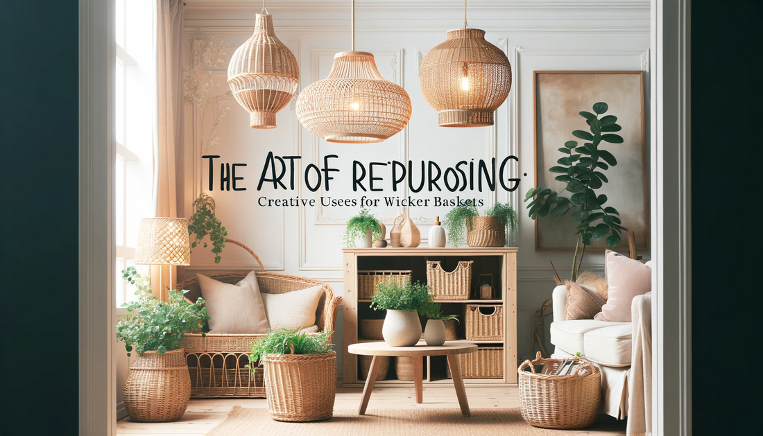 How To Reuse A Wicker Basket - Creative Repurposing Ideas for Home Decor