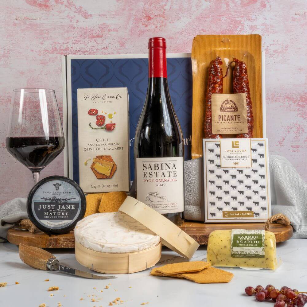 Cheese, Chorizo & Wine Hamper