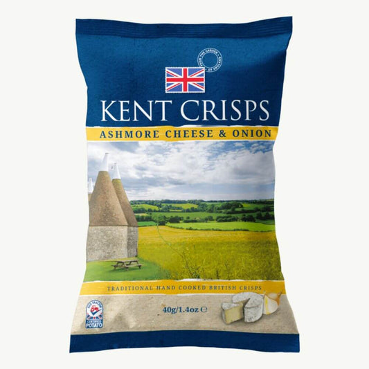 Ashmore Cheese & Onion Kent Crisps 40g