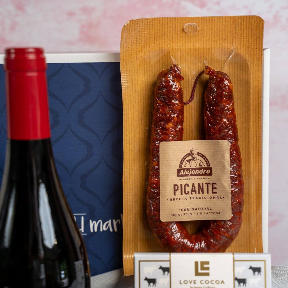 Cheese, Chorizo & Wine Hamper