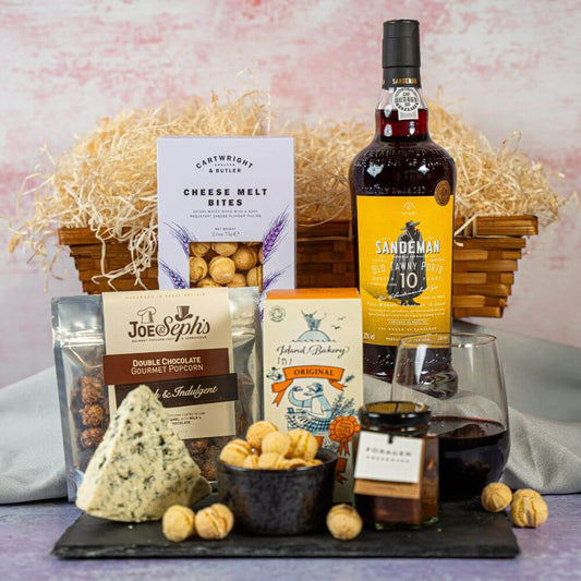 Vintage Port & Cheese Hamper