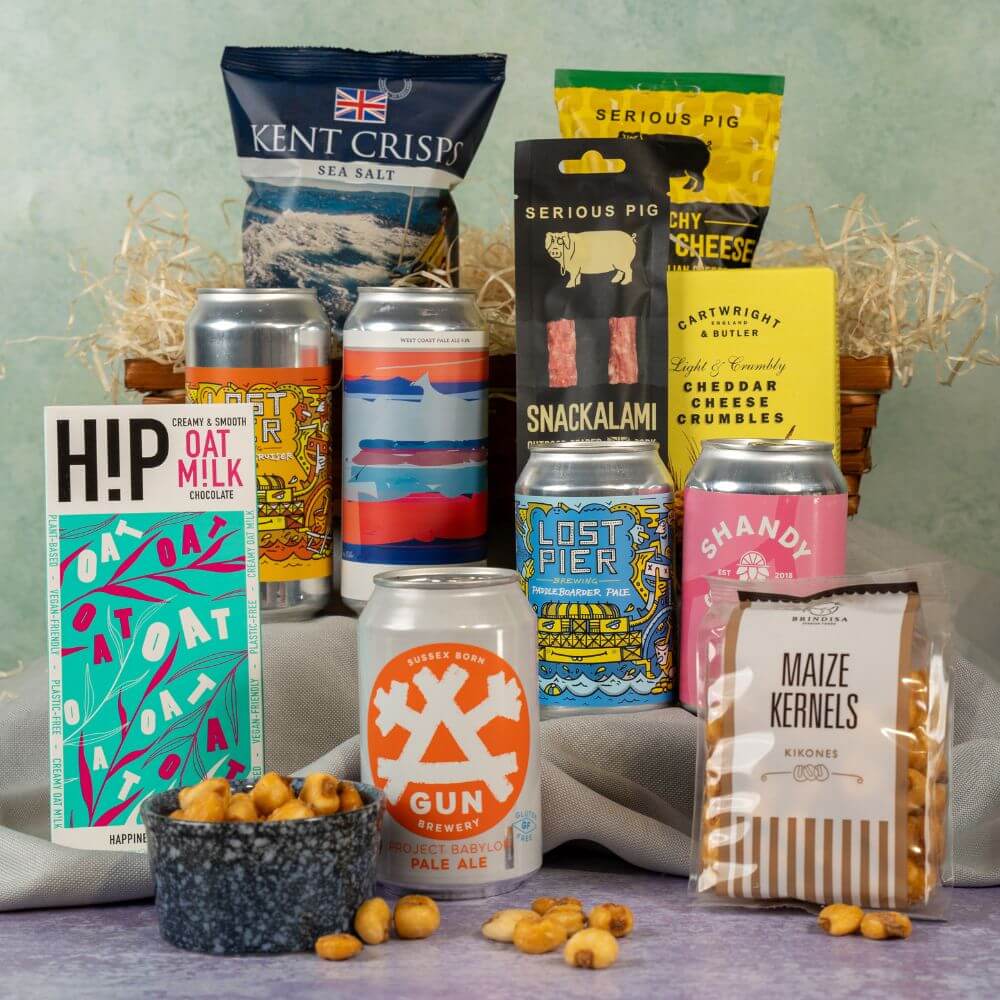 Beer and Goodies Basket