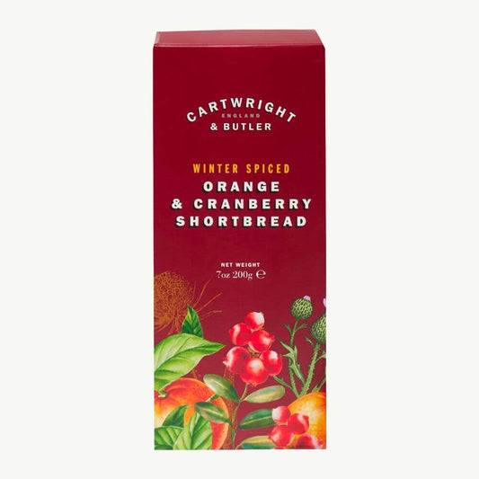 Winter Wonderland Spiced Orange & Cranberry Shortbread 200g