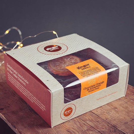 Chocolate Orange & Amaretto Fruit Cake – Gluten Free (600g)