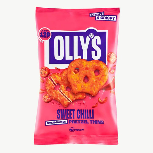 Olly's Pretzel Thins - Thai Sweet Chilli 140G