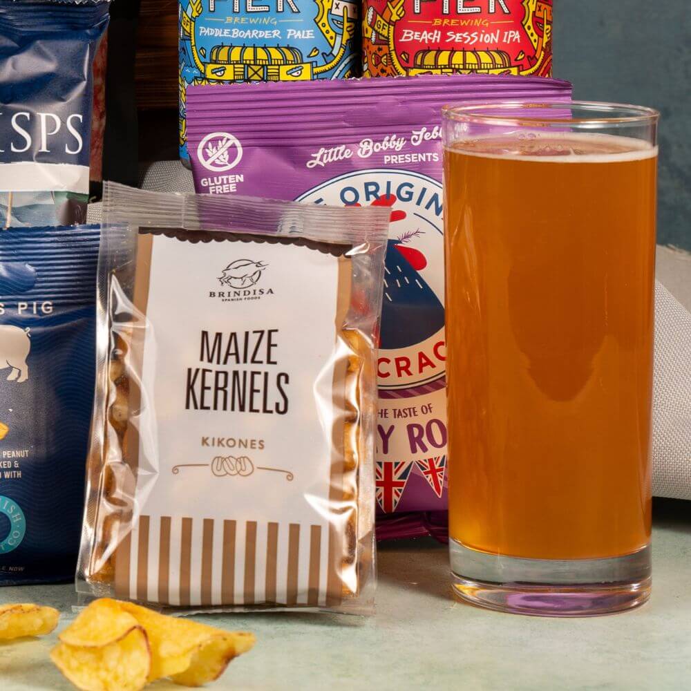 Luxury Craft Beer & Snacks Basket