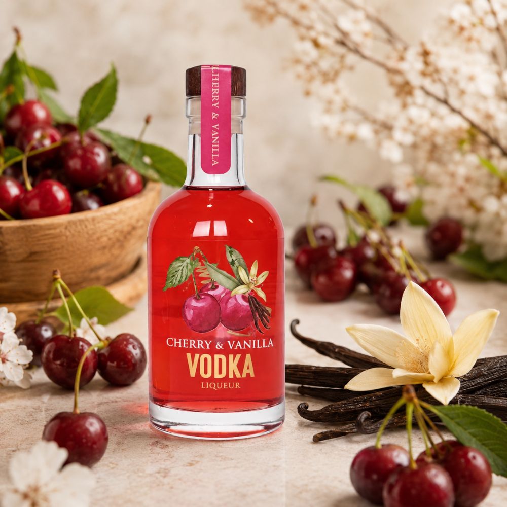 Cherry & Vanilla Vodka Liqueur 200ml