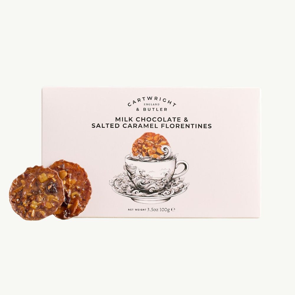 Milk Chocolate & Salted Caramel Florentines 100g