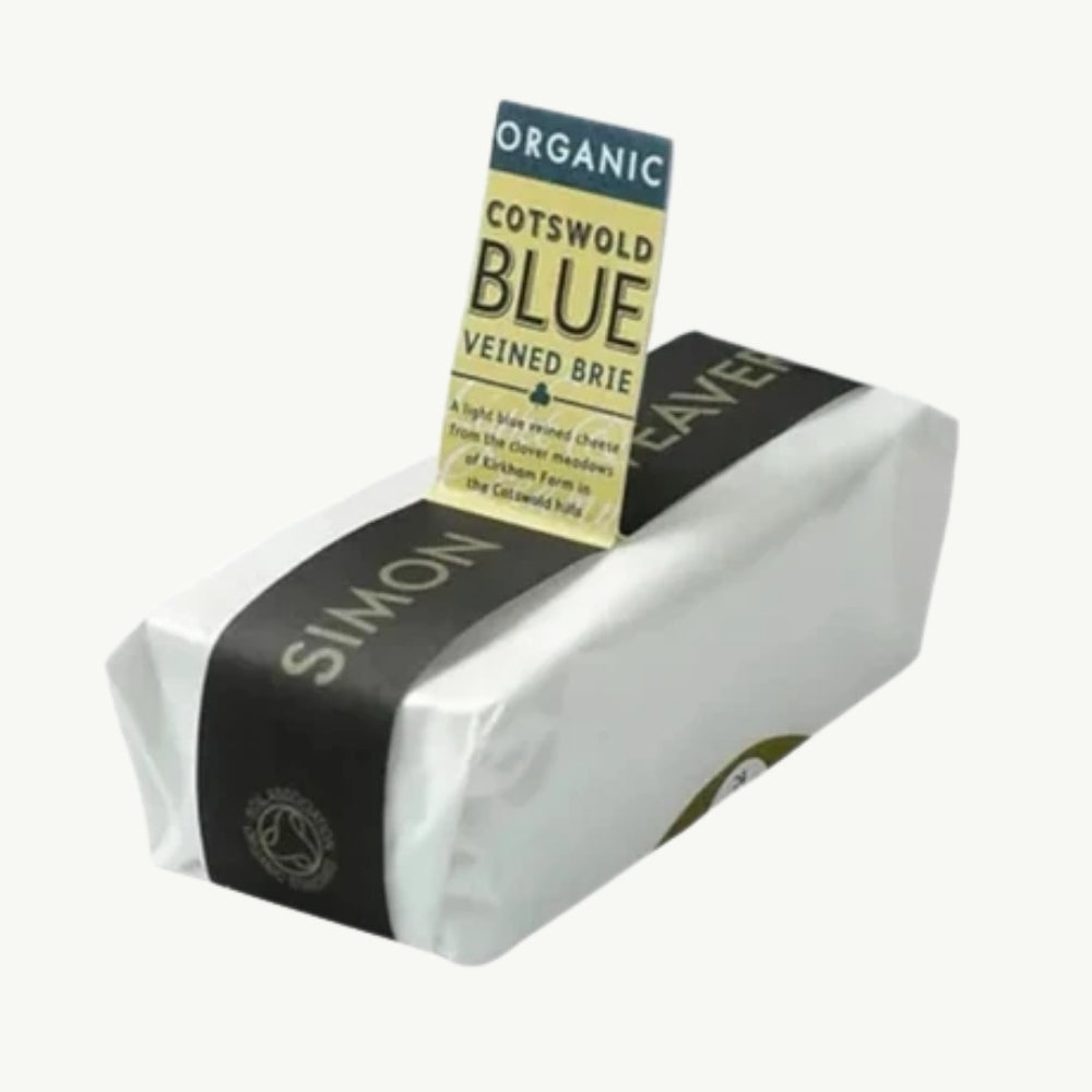 Organic Cotswold Blue Veined Brie 140g