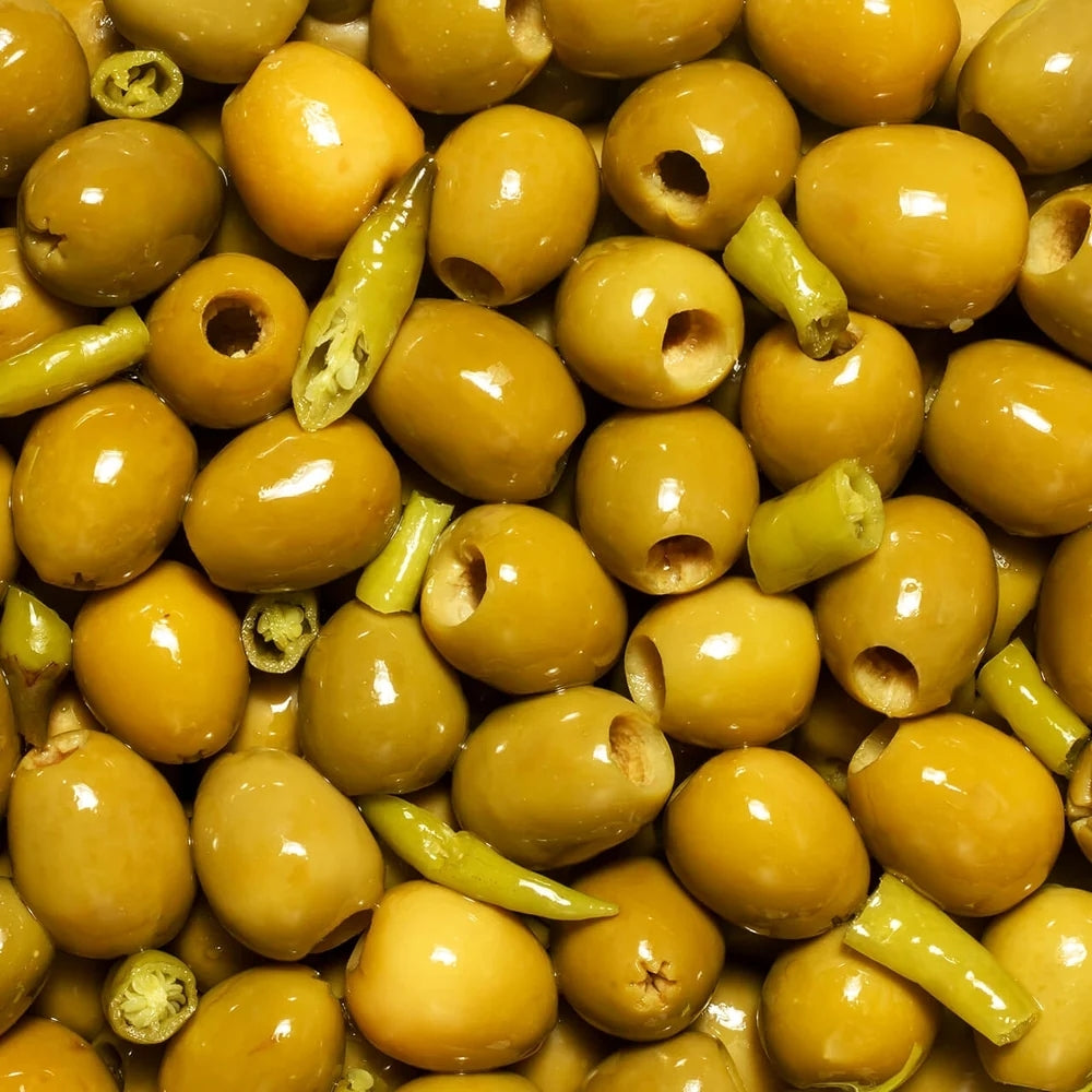 Perello Spicy Pitted Gordal Olives 150g