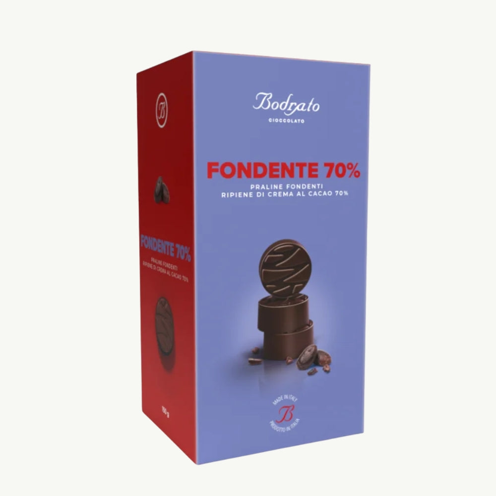 Bodrato Astuccio Pralina Fondente 70% 120g