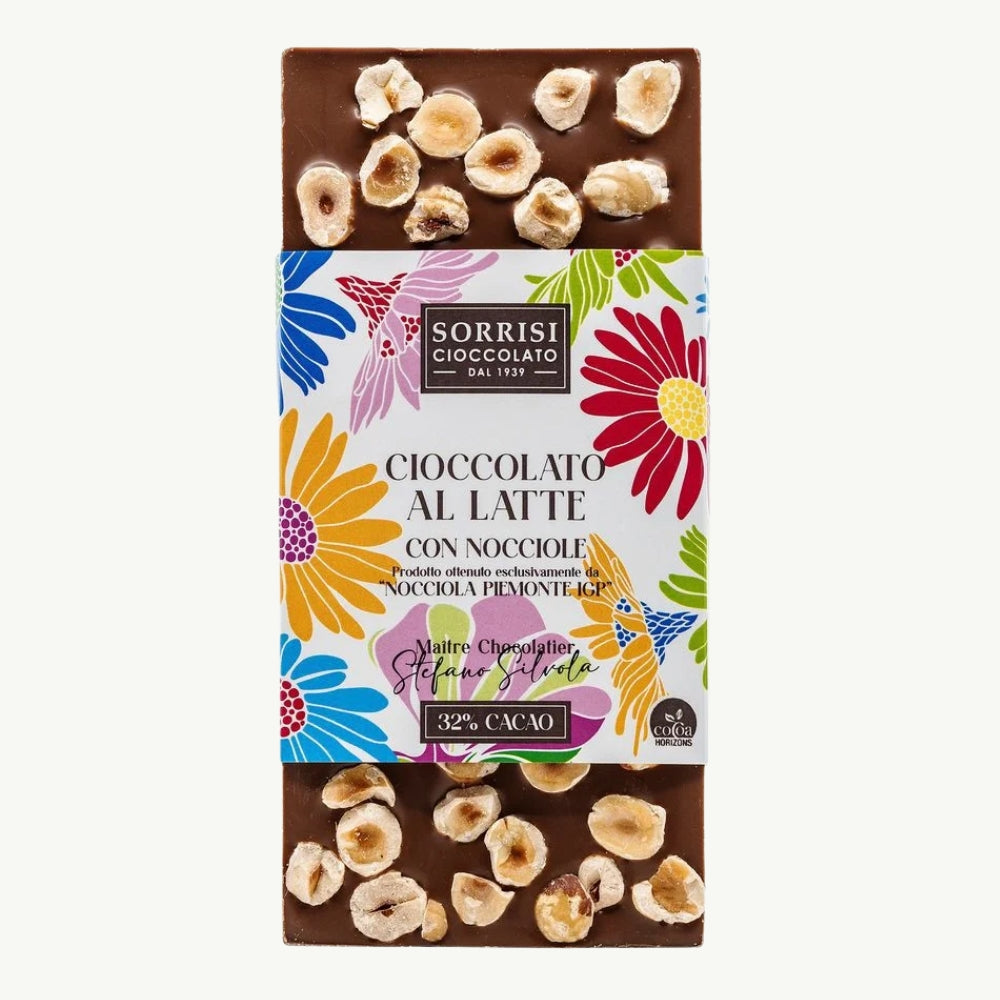 Milk Chocolate Bar with Hazelnuts 80g