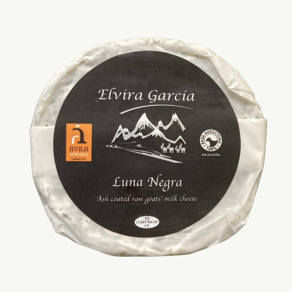 Luna Negra Ash Coated Goat's Milk Cheese 250g