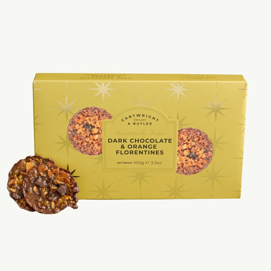 Dark Chocolate With Orange Florentines 100g
