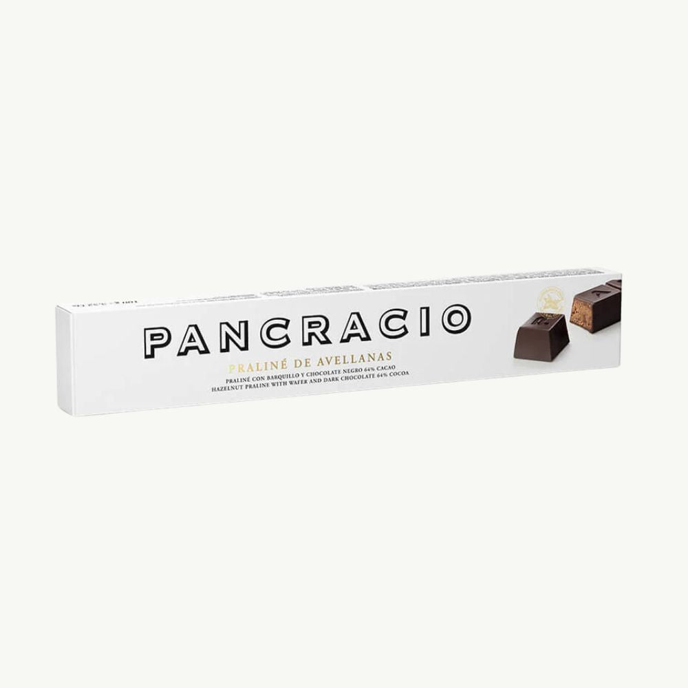 Pancracio Hazelnut and Dark Chocolate Praline Bar 100g
