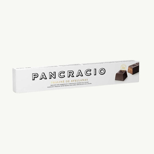 Pancracio Hazelnut and Dark Chocolate Praline Bar 100g