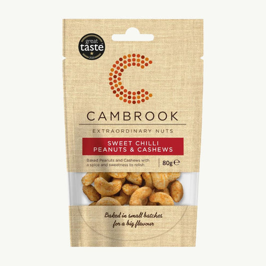 Sweet Chilli Peanuts and Cashews 80g