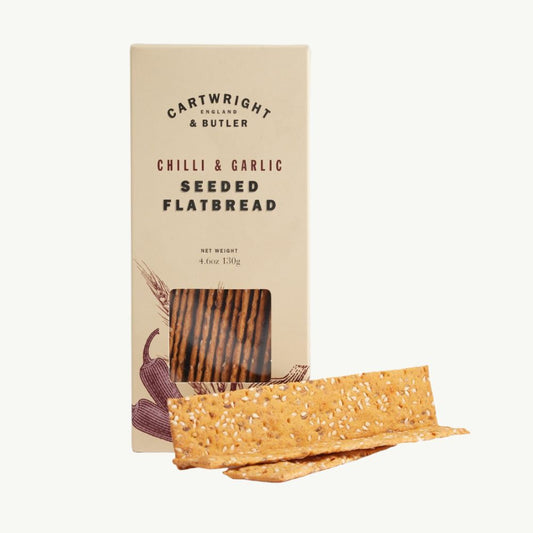 Chilli & Garlic Seeded Flatbread Crackers 130g