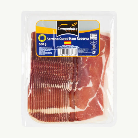 Campodulce Serrano Ham Slices 500g