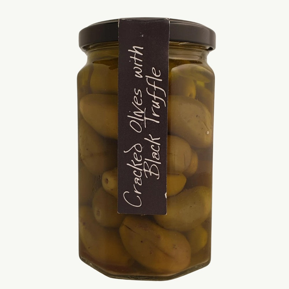 Cracked Green Olives with Truffle 280g