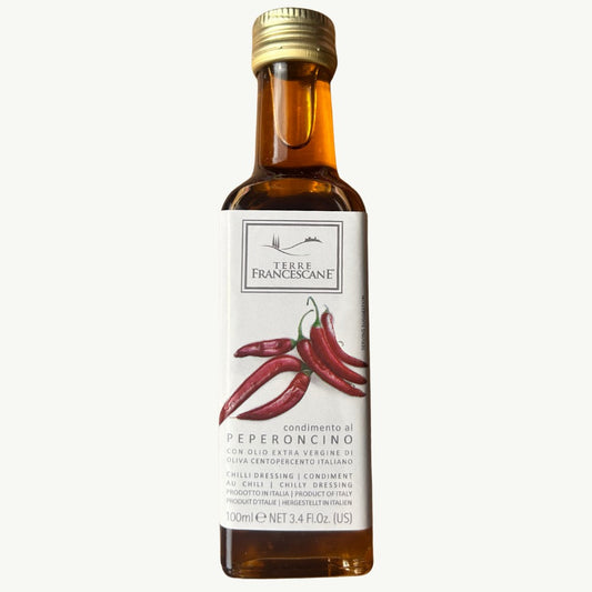 Olio Extra al Peperoncini, Extra Virgin Olive Oil Flavoured with Chilli (100ml)