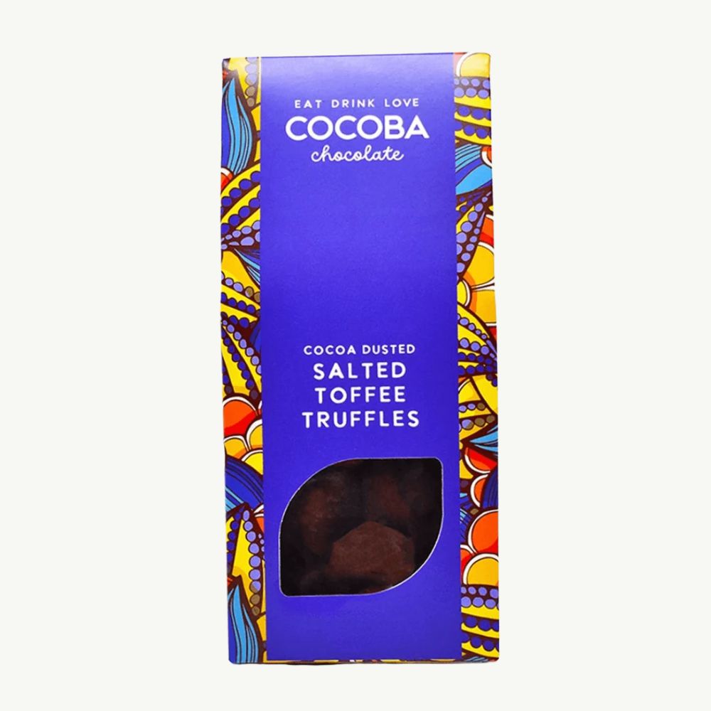 Cocoa Dusted Salted Toffee Truffles 175g